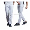Guangdong apparel factory negotiate price straight new style plain white jeans men 2017