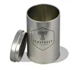 Round tea metal tin box / tea storage can / plug lid tea box