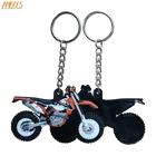 Personalized Cool 3D Plastic Soft PVC And Rubber Silicone Key chain
