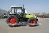 130HP,4wd farm wheel tractor,EEC,EPA,YTO engin16F+8R shift,hydraulic steering,3points linkage,Cabin,A/C,front loader,fork,blade