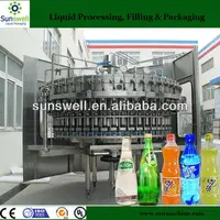 Automatic Soft Drink Sparkling Juice Bottling
