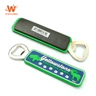 Custom Brand Name Logo Soft PVC Souvenir Promotion Silicone Bottle Opener 3D Fridge Magnet