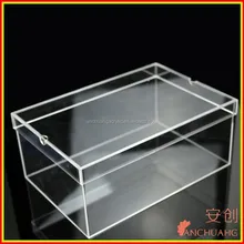 transparent plastic shoe storage boxes