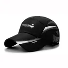 100% polyester Custom outdoor folding sports cap dryfit fabric baseball cap with your own logo