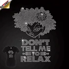 Bling sexy lady afro girl rhinestone transfer crystal rhinestone heat transfer designs