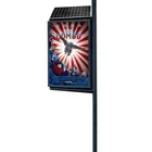 New solar power outdoor bus stop advertisement light box advertising poster