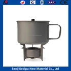 World leading manufacturer multi fuel camping stove Titanium stove