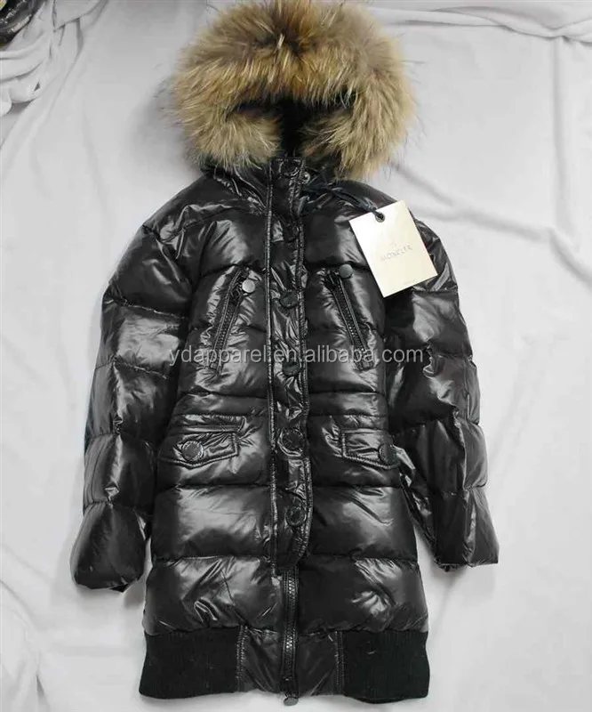 high-quality kids duck down jacket Children winter snowsuits girls long sweater