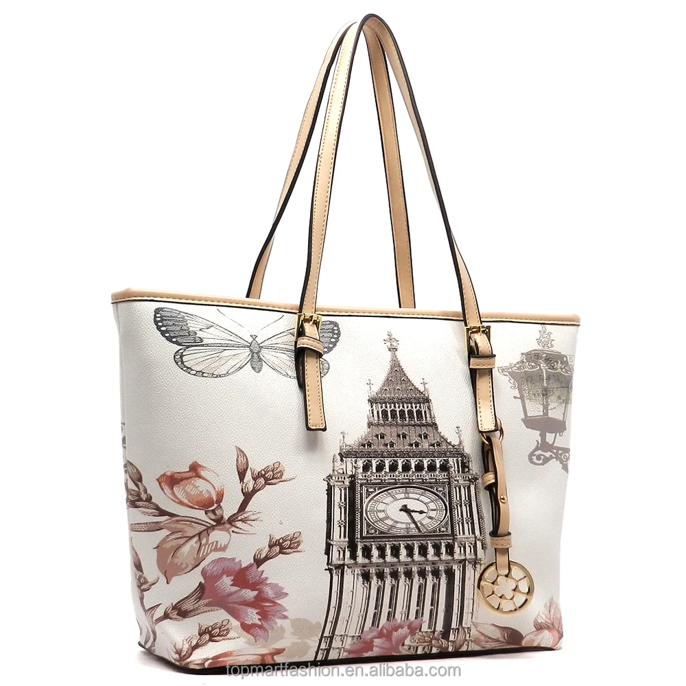 2019 Designer Illustration bags wholesale handbags china Pu leahter tote bag, View tote bags ...