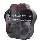 Wholesale Modern Black Granite Pet Tombstone Monument Gravestone