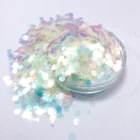 Wholesale light change color chameleon uv glitter
