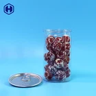 Tea coffee sugar 340ml muth honey storage jars 211# easy open ends plastic bulk PET cans