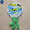 High quality promotional custom wooden beach racket with LOGO