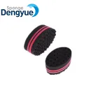 Red Color Wave Barber Hair Brush Sponge for Dreads Afro Locs Twist Curls