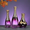 purple cosmetic glass dropper bottles drying lotion glass bottle Europe