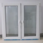 Tempered glass horizontal cheap house window in blinds tilt and turn
