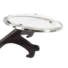 Stainless Steel Instant Cooking Pot Tempered Glass Lid For Cookware Single Steam Hole Without Handle