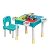 Top quality multifunctional building block desk learning table
