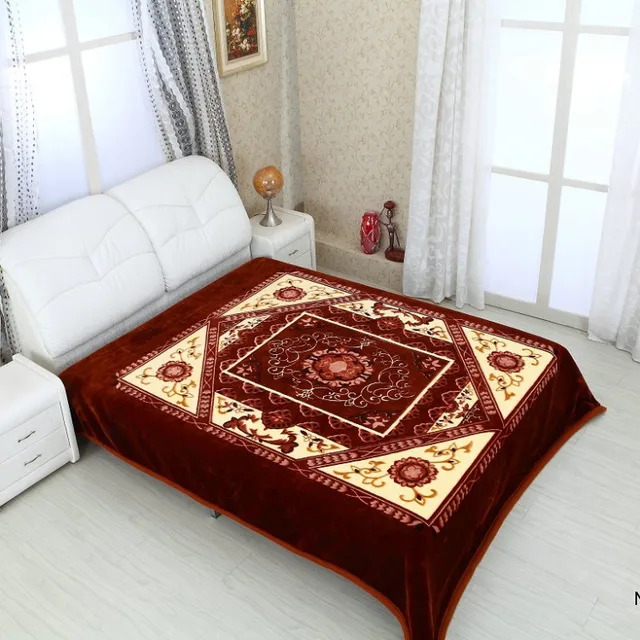 polyester classic design turkey organic blanket