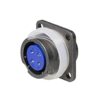 FQ18-4ZK Solder Female Receptacle FQ18 4 Pin Bulkhead Waterproof Connector