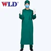 With tie/magic stick on back neck and waist disposable medical surgical gown