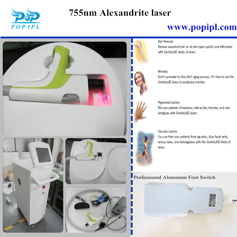 candela laser 755 machine hair removal pop ipl factory china pop-al6