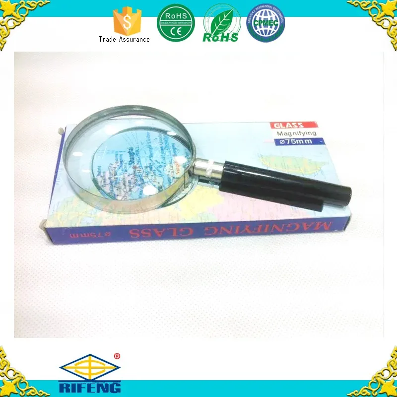 Lens Diameter 75mm 90mm 110mm Optical HD Magnifying Glass Handheld
