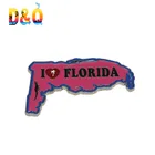 Kitchen decoration 3D customized printing State map Florida fridge magnet