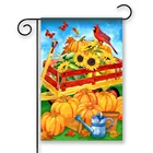 Wholesale Pumpkin Printing Fall Style Double Sides Garden Flag