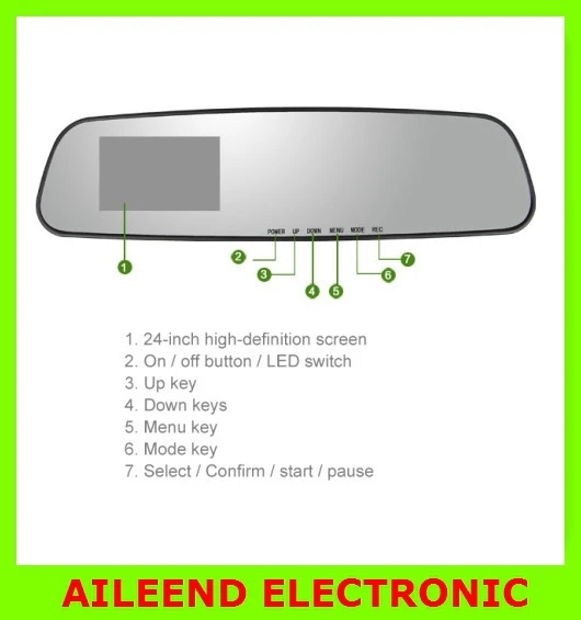 G810 2.4" 140 Degree Wide Angle Full HD 1080P Car DVR Camera Recorder Motion Detection 5MP camera