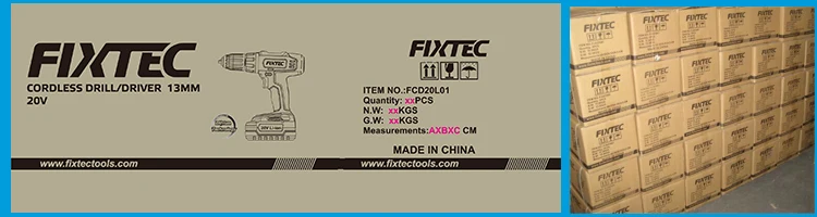 FIXTEC Cordless Drill 18V Hand Drill of Power Tools