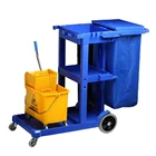 WL-033G Plastic Collection Janitor Cleaning Cart