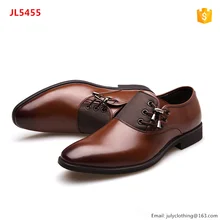 Autumn Cool Lace Side Men Business Official Dress Shoes with Large Big Size