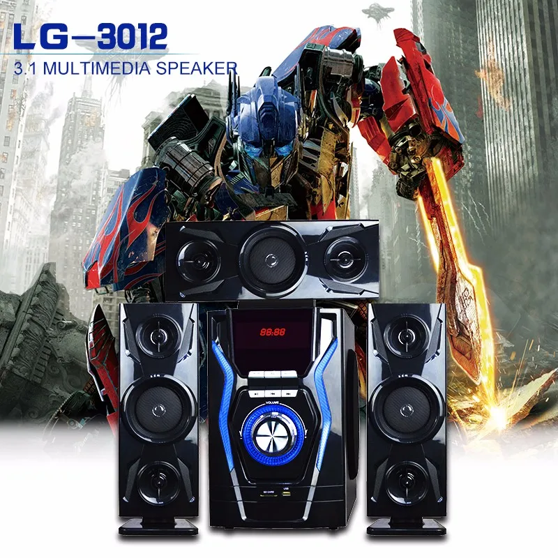 Factory wholesale big size 3.1 dj speaker subwoofer wooden speakers with low price - ANKUX.COM