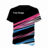 polyester full sublimation printed custom cheap t shirt wholesale china