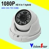 Small hybrid Video cctv camera 2000tvl AHD / CVI / TVI / CVBS 1080p hd 2.0mp