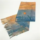 New Arrival Low MOQ Custom Digital Printed Polyester Neck Scarf