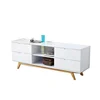 Customized Size Modern Style Modern Wall Unit Living Room Lcd Tv Stand Wooden Furniture