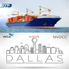 Professional logistics companies 40ft container shipping rates from China to USA Dallas