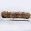 factory wholesale detachable fur collars / real raccoon fur trim for hood