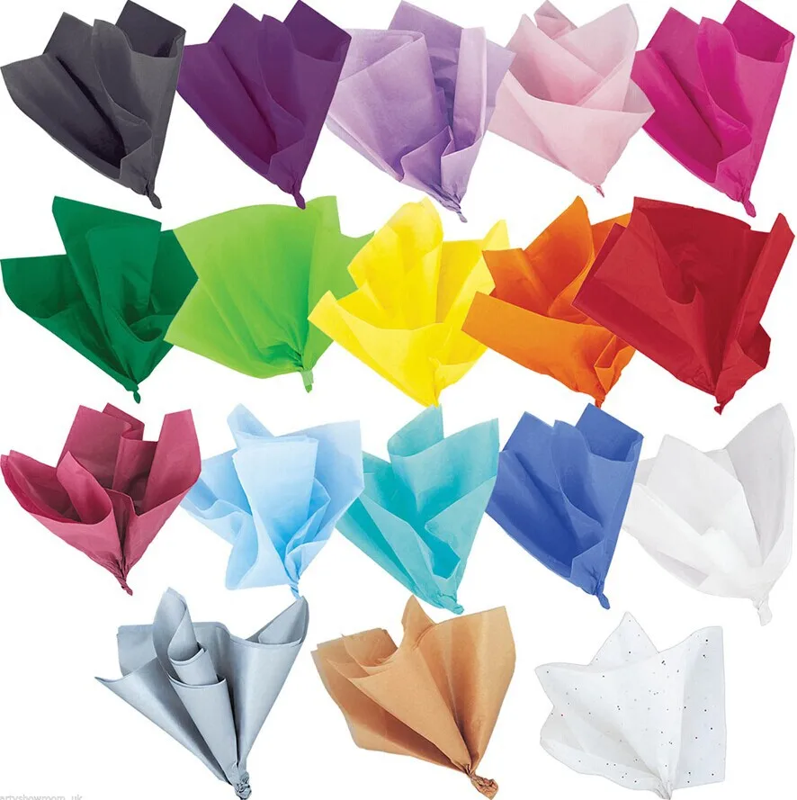 Colorful Tissue Paper Gift Wrap Wrapping Paper Sheets Buy 