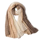 Luxury crochet cashmere oversized scarf shawl woman
