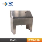 BTS-136 Free Stand Stainless Steel Dog Bathing Tubs Pet Grooming Bath Products