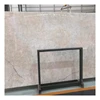 Good prices white ice onyx slab tiles stone with brown veins pattern bookmatch