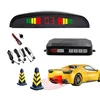 Car Auto Parktronic LED Car Parking Sensor With 4 Sensors Reverse Backup Parking Radar Monitor Detector System Backlight Display