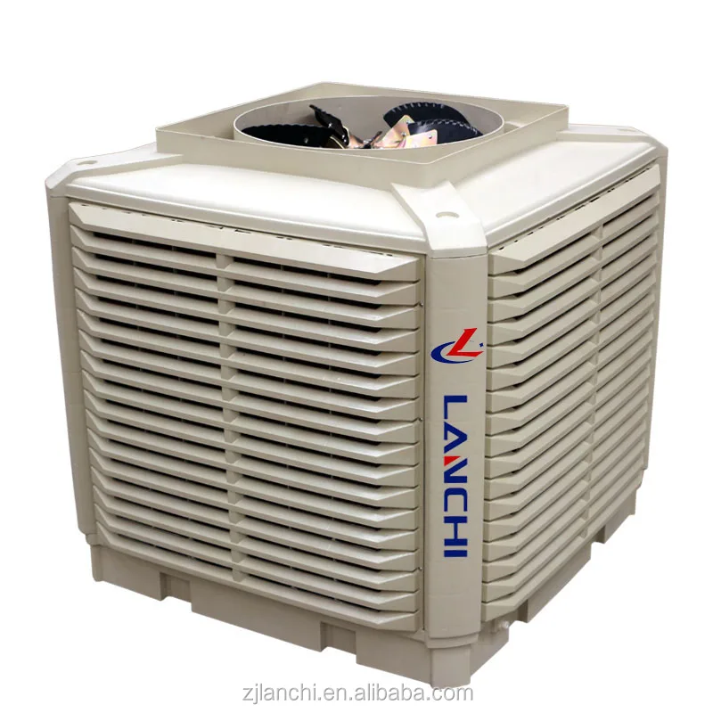 LANCHI 30000m3/h large airflow auto evaporative air cooler,roof mounted