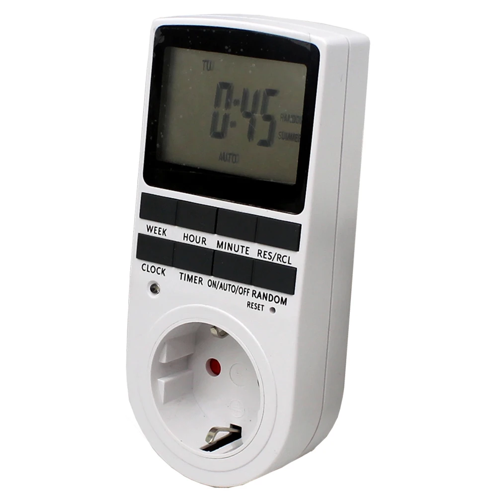 eu europe standards 24 hours 7 days digital timer