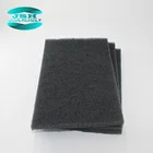 Black Sponge Scouring Pad Scrubber Portable Household Kitchen Cleaning