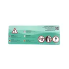 Factory supply custom waterproof equipment safety sign sticker