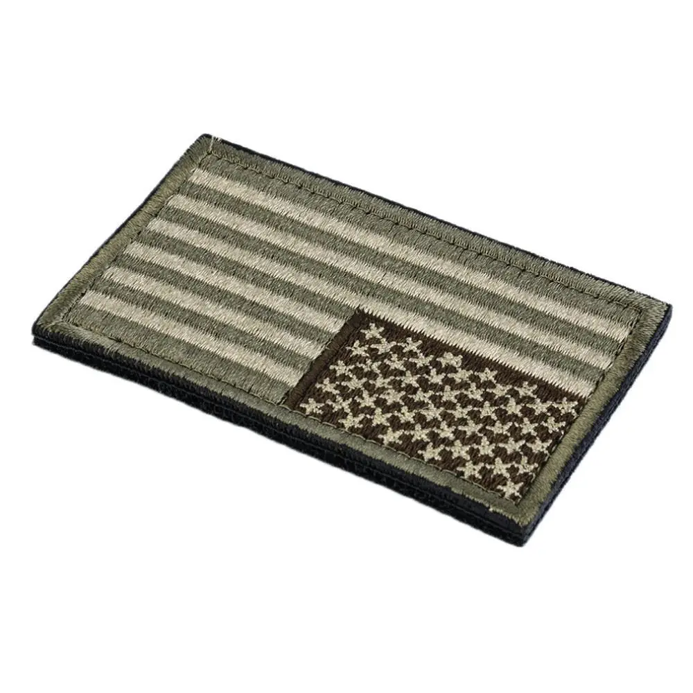 Hot Sale America Flag Embroidery Double Faced Cloth Epaulette Armband Badge Army Tactical Patches 2015 Fashion